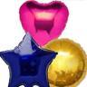 Plain Coloured Foil Balloons