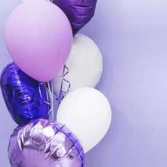Purple Balloons & Accessories