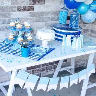 Blue Partyware