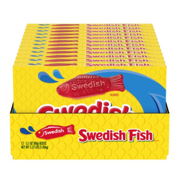 SWEDISH FISH RED THREATRE BOX 99G