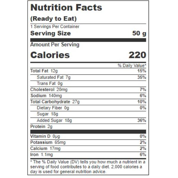 Snickers Cake Bites - 50g
