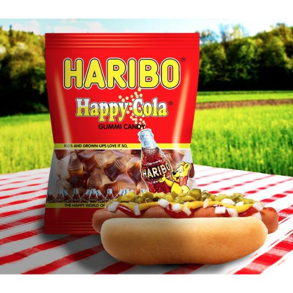Haribo Happy Cola Gummi Candy Bag - 142g
