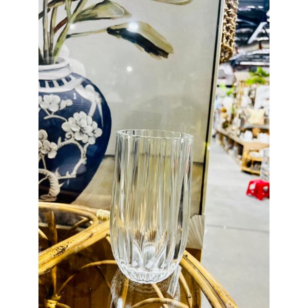 Round Short Glass Vase