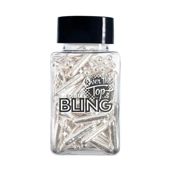 Ott Edible Bling Metallic Silver Bling Rods - 70g
