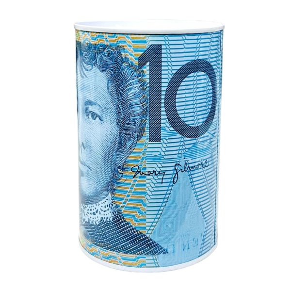 Mini Australia Dollar Money Tin - 8cm x 12.5cm