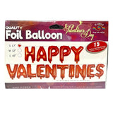 Load image into Gallery viewer, HAPPY VALENTINES 15PCS FOIL BALLOON SET (RED)