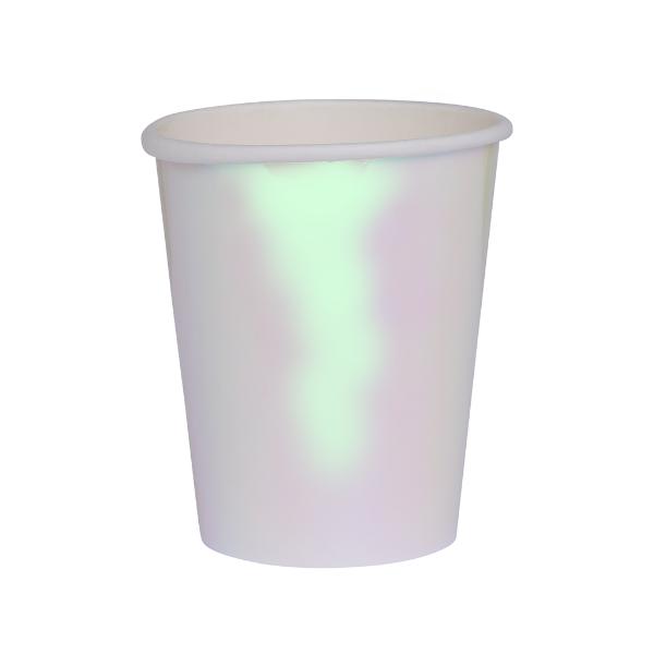 20 Pack Iridescent Paper Cup - 260ml