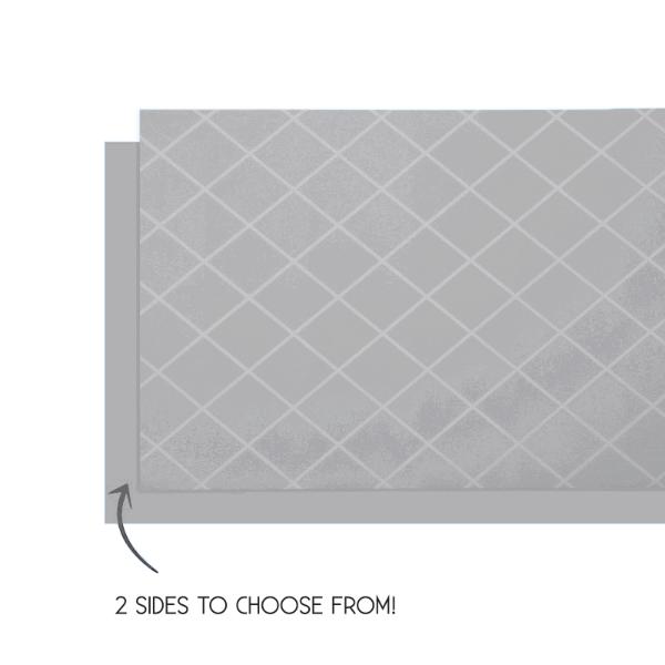 Cool Grey Reversible Table Runner - 35cm x 400cm