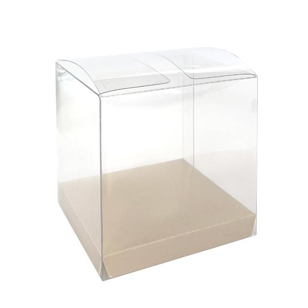 10 Pack Clear White Sand Favour Box - 8cm x 8cm