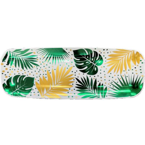 Key West Hot Stamped Plastic Platter - 44cm x 16cm