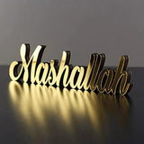 Load image into Gallery viewer, Gold Masha Allah Table Decoration - 31cm
