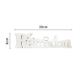 Load image into Gallery viewer, Silver Ramadan Table Decoration - 8cm x 30cm
