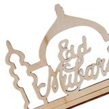 Load image into Gallery viewer, Eid Mubarak Table Wooden Decoration - 10cm
