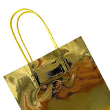 Load image into Gallery viewer, 4 Pack Gold Paper Bag - 21cm x 8cm x 15cm