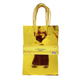 Load image into Gallery viewer, 4 Pack Gold Paper Bag - 21cm x 8cm x 15cm