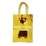 Load image into Gallery viewer, 4 Pack Gold Paper Bag - 21cm x 8cm x 15cm
