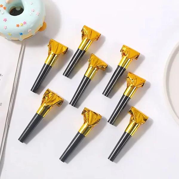 Foil Blowout Set of 4 Gold