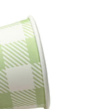 Load image into Gallery viewer, 20 Pack Green Gingham Paper Cup - 266ml