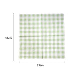 Load image into Gallery viewer, 25 Pack Green Gingham Lunch Napkin - 33cm x 33cm