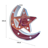 Load image into Gallery viewer, Eid Star Moon LED Light - 20cm x 19cm x 3cm