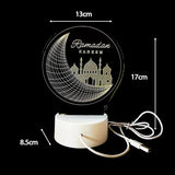 Load image into Gallery viewer, Ramadan Kareem LED Light Moon - 17cm
