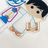 Load image into Gallery viewer, 2 Pack Ramadan Boy Cake Picks - 17cm x 8.5cm