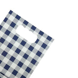 Load image into Gallery viewer, 6 Pack Blue Gingham Paper Bag - 12cm x 6cm x 18.5cm
