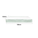 Load image into Gallery viewer, Green Gingham Paper Table Cover - 180cm x 120cm
