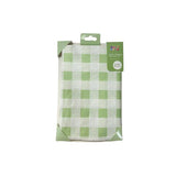 Load image into Gallery viewer, Green Gingham Paper Table Cover - 180cm x 120cm