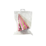 Load image into Gallery viewer, 6 Pack Pink Gingham Paper Hat - 16cm x 10cm