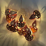 Load image into Gallery viewer, 10 Led Diwali Diya Light String - 165cm