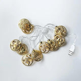 Load image into Gallery viewer, 10 Diwali Diya Light String - 165cm