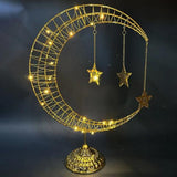 Load image into Gallery viewer, Moon Star Led Table Lamp - 15cm x 54cm