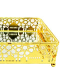 Load image into Gallery viewer, Eid Golden Rectangle Serving Tray - 30cm