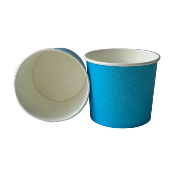 24 Pack Blue Paper Tubs - 12oz