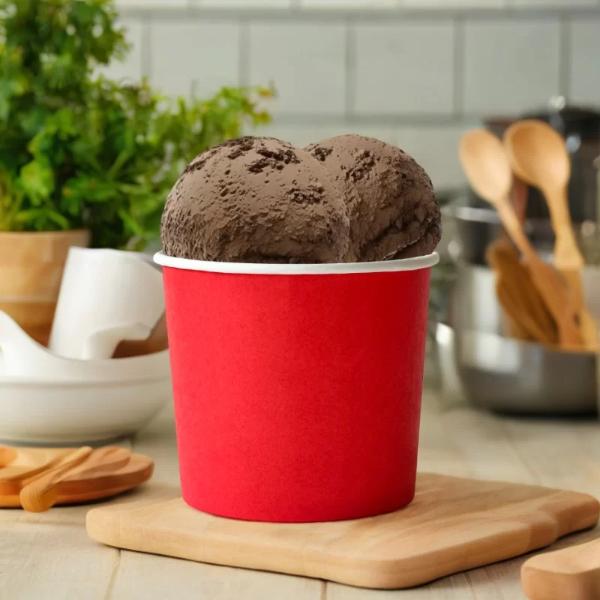 24 Pack Red Paper Tubs - 12oz