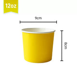 Load image into Gallery viewer, 24 Pack Yellow Paper Tubs - 12oz