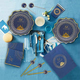 Load image into Gallery viewer, 8 Pack Eid Mubarak Paper Straws - 20cm x 0.6cm