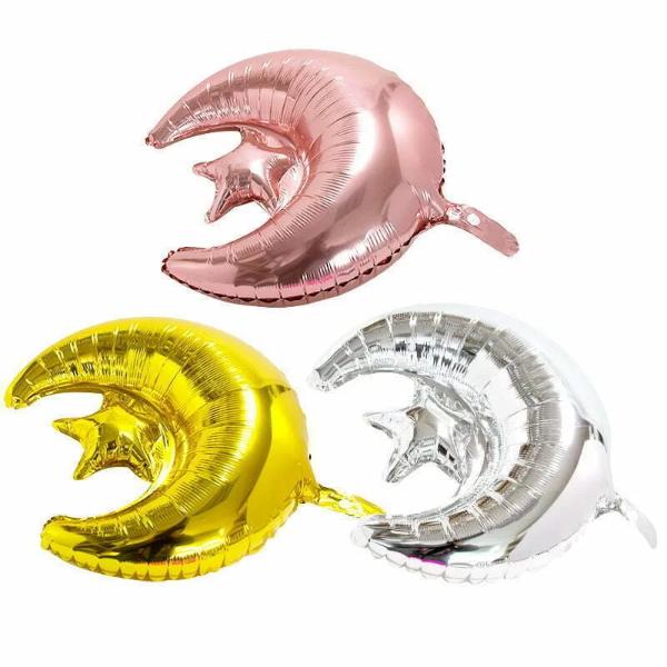 Moon & Star Foil Balloon