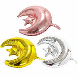 Load image into Gallery viewer, Moon & Star Foil Balloon