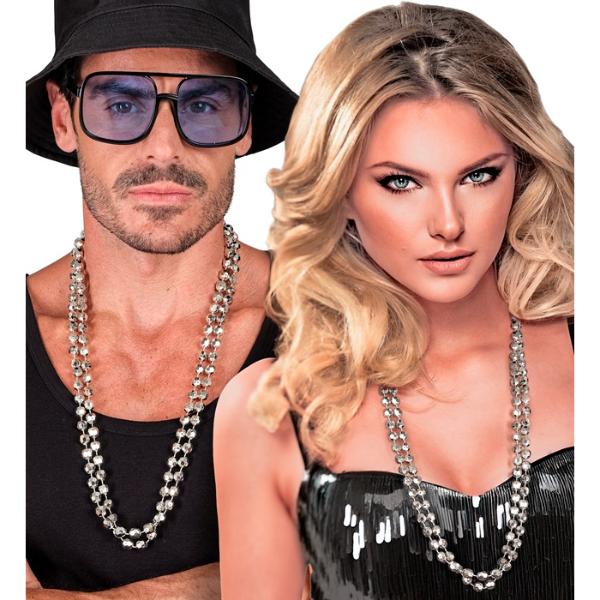 2 Pack Disco Necklace - 40cm