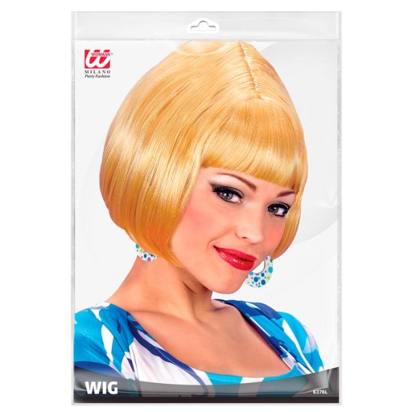 70s Party Girl Blonde Wig In Polybag