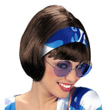 Load image into Gallery viewer, 70s Party Girl Brown Wig In Polybag