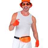 Load image into Gallery viewer, Neon Orange Fingerless Gloves