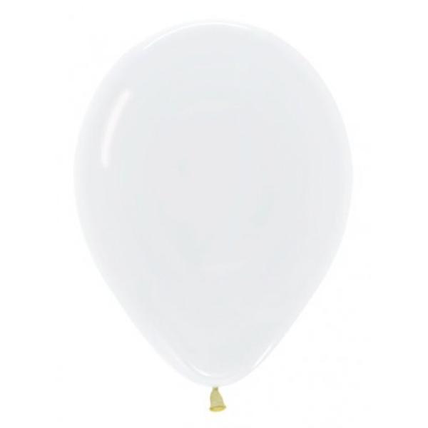 25 Pack Sempertex Crystal Clear Balloon - 30cm