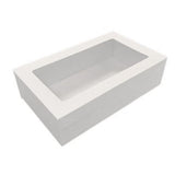 Load image into Gallery viewer, 2 Pack Extra Small White Grazing Box With Lid - 25.8cm x 15.5cm x 8cm