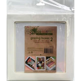 Load image into Gallery viewer, 2 Pack Small White Grazing Box With Lid - 22.5cm x 22.5cm x 6cm