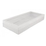 Load image into Gallery viewer, 2 Pack Large White Grazing Box With Lid - 56cm x 25.5cm x 8cm