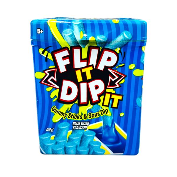 Flip It Dip It Gummy Stick & Sour Dip - 96g