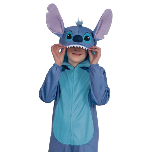 Deluxe Stitch Onesie Costume - 6 - 8 Years